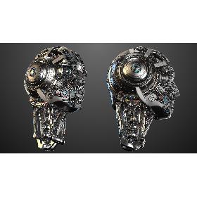 Robot Head 3D model